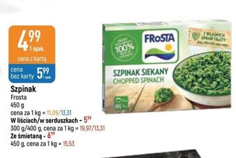 E.Leclerc Szpinak siekany bez przypraw frosta oferta