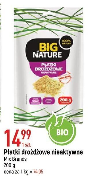 E.Leclerc Płatki drożdżowe nieaktywne big nature oferta