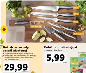 Lidl Nóż ze stali szlachetnej oferta