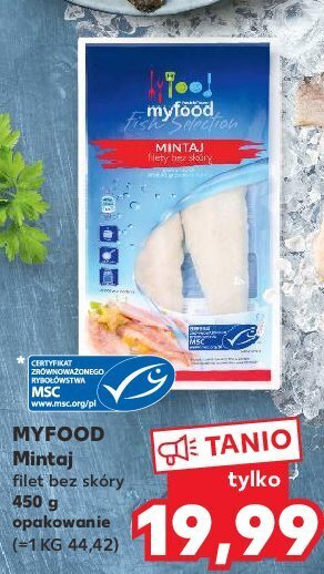 Kaufland Mintaj filet bez skóry oferta