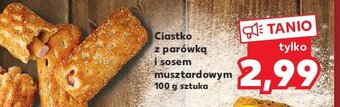 Kaufland Ciastko z parówką i sosem musztardowym oferta