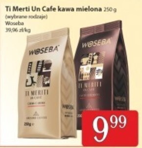 Społem Woseba ti meriti un caffè crema e aroma kawa palona mielona 250 g oferta