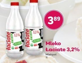 Społem Łaciate mleko świeże 3,2 % 1 l oferta