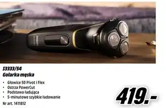 Media Markt Golarka elektryczna philips oferta