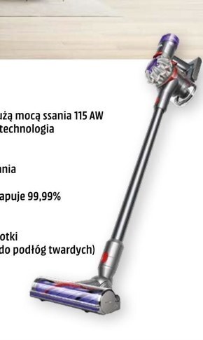 Media Markt Odkurzacz bezprzewodowy dyson oferta