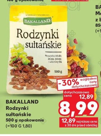 Kaufland Rodzynki sułtańskie oferta