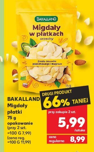 Kaufland Migdały w płatkach oferta