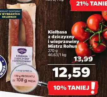 Netto Kiełbasa z dziczyzny i wieprzowiny oferta