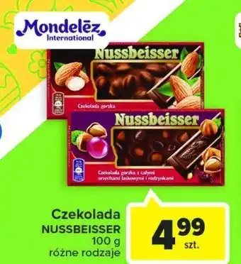 Carrefour Czekolada gorzka z całymi orzechami laskowymi i rodzynkami oferta