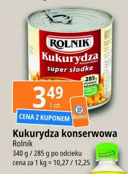 E.Leclerc Kukurydza konserwowa super słodka oferta