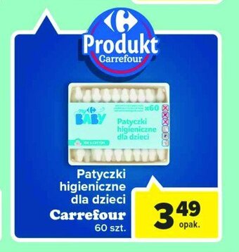 Carrefour Patyczki higieniczne dla dzieci oferta
