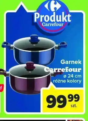 Carrefour Garnek aluminiowy 24 cm oferta