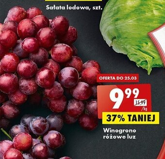 Biedronka Winogrono różowe 1kg oferta