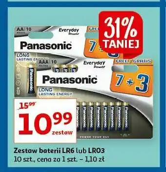 Auchan Bateria everyday power lr03 1 OPAK 7 SZT oferta