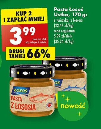 Biedronka Pasta z łososia oferta