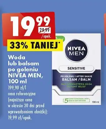 Biedronka Woda po goleniu łagodząca oferta