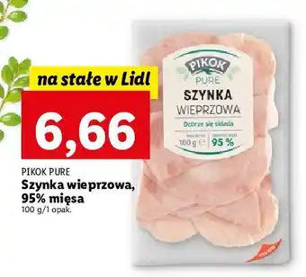 Lidl Szynka wieprzowa oferta