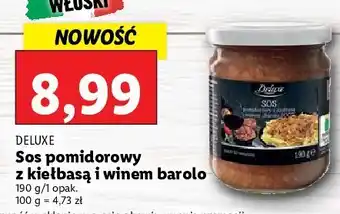 Lidl Sos pomidorowy z kiełbasą i winem barolo oferta