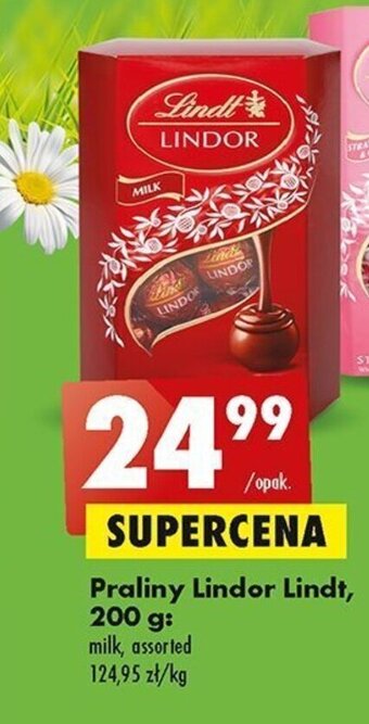 Biedronka Lindt Praliny Lindor 200g oferta