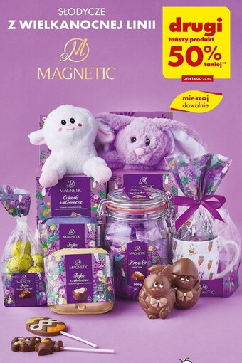Biedronka Magnetic Słodycze z wielkanocnej linii oferta