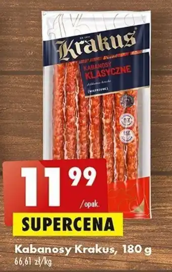 Biedronka Kabanosy 180g oferta