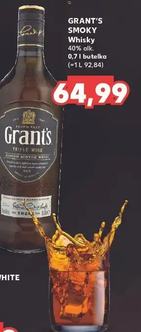 Kaufland Whisky grant's smoky oferta