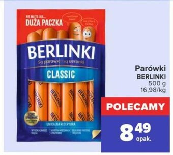 Carrefour Parówki Berlinki Classic 500g oferta