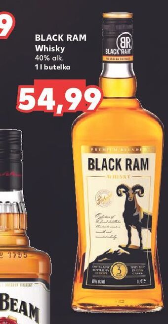 Kaufland Whisky black ram premium blended oferta