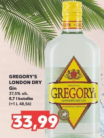 Kaufland Gin gregory's oferta