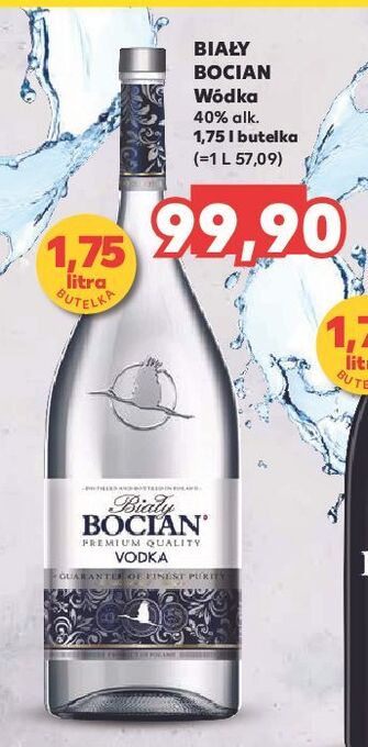Kaufland Wódka biały bocian vodka oferta