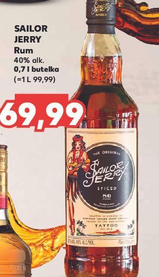 Kaufland Rum sailor jerry original oferta