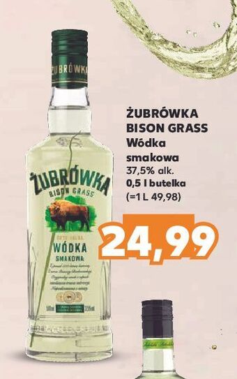 Kaufland Wódka żubrówka bison grass oferta