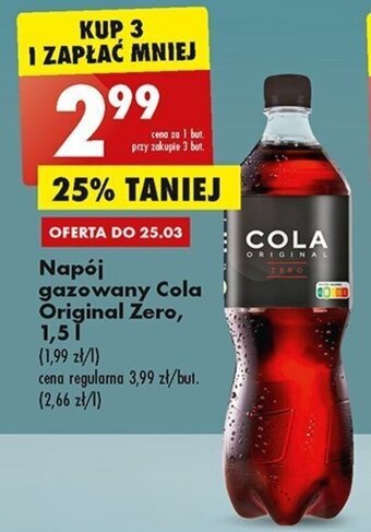 Biedronka Cola Original Napój gazowany 1,5l oferta
