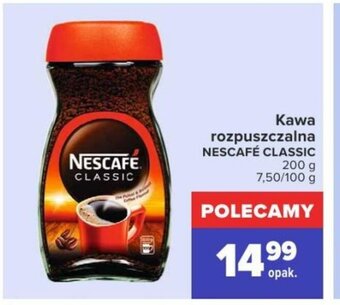 Carrefour Kawa rozpuszczalna Nescafé Classic 200g oferta