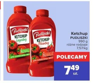 Carrefour Ketchup Pudliszki 990g oferta