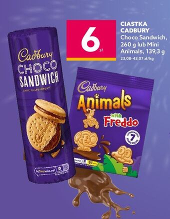Dealz Ciasteczka w kształcie zwierząt cadbury oferta