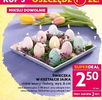 Dealz Świeczka jajko 6 cm oferta