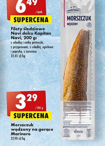 Biedronka Morszczuk wędzony na gorąco marinero oferta