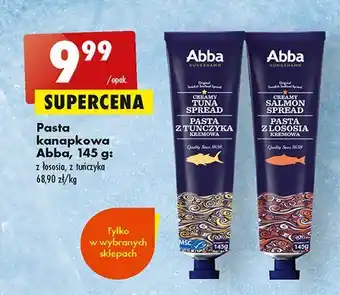 Biedronka Pasta z łososia abba oferta