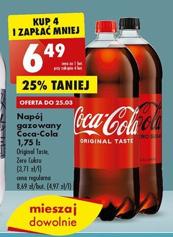 Biedronka Napój coca-cola oferta