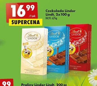 Biedronka Czekolada biała lindt lindor oferta
