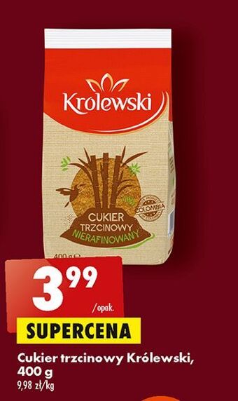 Biedronka Cukier trzcinowy królewski oferta