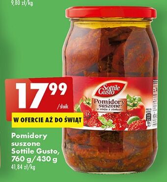 Biedronka Pomidory suszone sottile gusto oferta