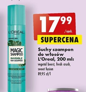 Suchy szampon fresh crush l'oreal magic shampoo