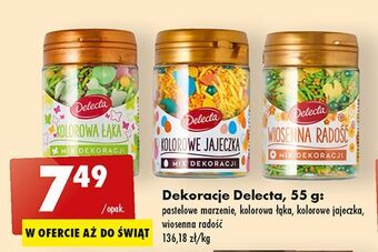Posypka kolorowe jajeczka delecta