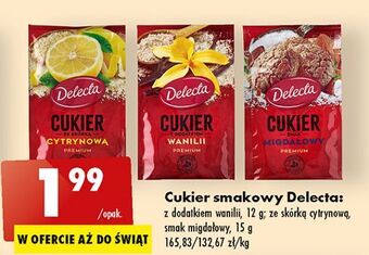 Biedronka Cukier z wanilią delecta oferta