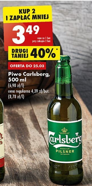 Biedronka Piwo carlsberg oferta