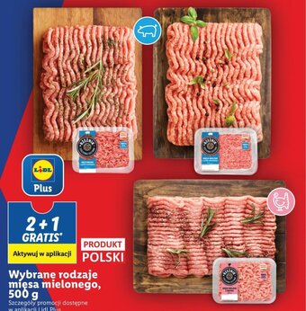 Lidl Rzeźnik Wybrane rodzaje mięsa mielonego 500g oferta