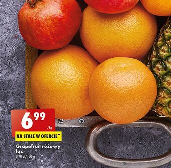 Biedronka Grapefruit różowy oferta
