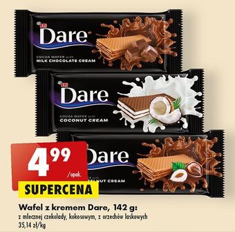 Wafelek kakaowy z kremem orzechowym eti dare